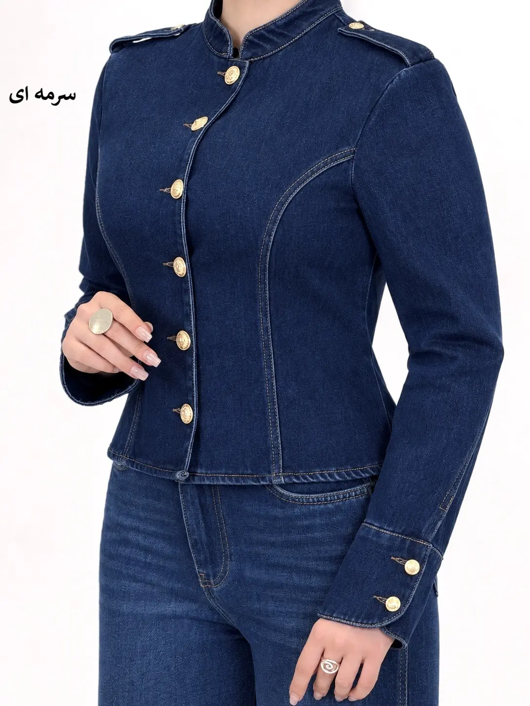 7291-ژاکت جین Torino